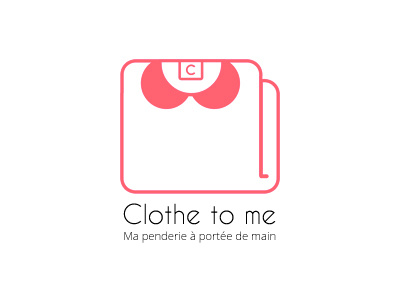 Clothe to me app clothe clothing fashion flat ios iphone logo mobile mode