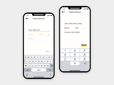 Card Details Screen App Exercise