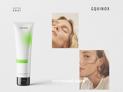 EQUINOX cosmetic packaging design brand design brand identity branding cosmetic cosmetic packaging cream logo logodesign packaging design