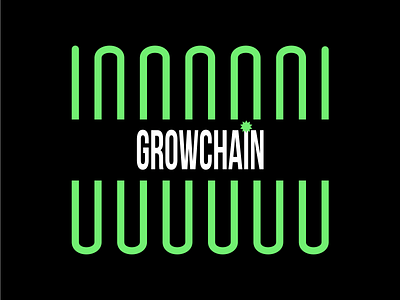 Growchain  | Cryptocurrency conference logo design