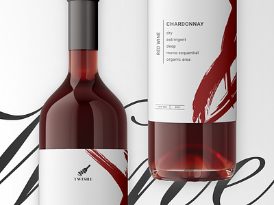 Wine bottle label design