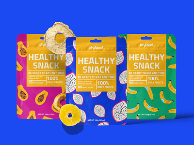 Dryfood | Package design boxdesign brand identity dry fruits dryfood food healthy food logo packagedesign packaging design pouch pouchdesign snack typography vegan food