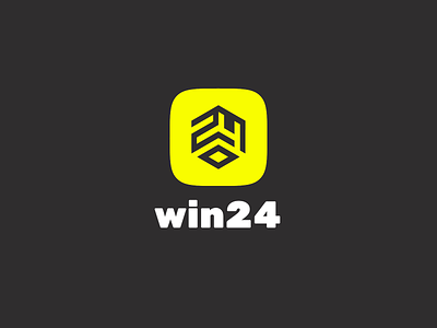 win24 | Logo design animation bitcoin blockchain branding casino crypto cryptowallet currency fintech graphic design illustration logo protocol symbol ui