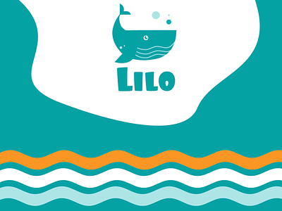 Lilo | Logo design animation baby brand design brand identity branding child children cute graphic design kids kidslogo label logo logo design logoanimation logodesign print sign symbol whale