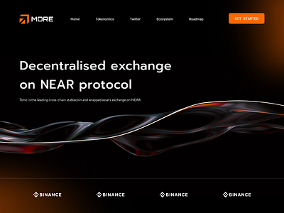 MORE l naming and logo for decentralised exchange platform