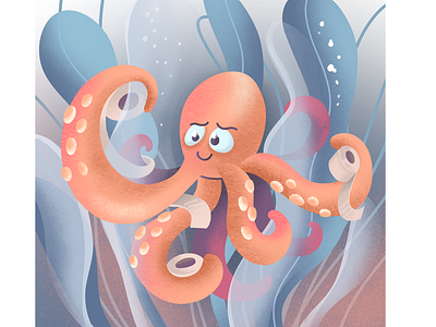 Thrifty Octopus covid design illustration octopus stayhome