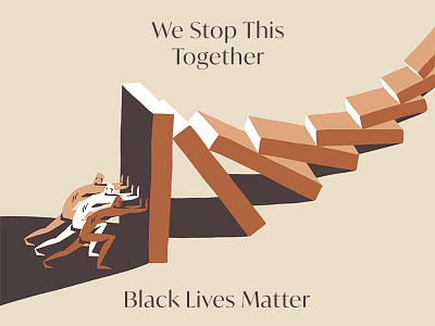 Black Lives Matter blacklivesmatter dominoes hand drawn illustration retro typography vector vintage