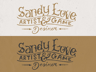Sandy Love Logo Option