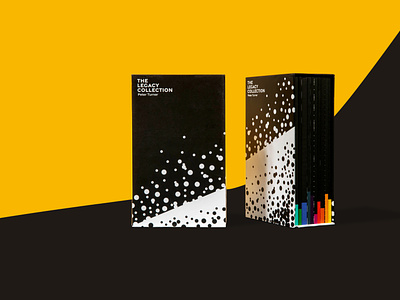 The Legacy Books Boxset - Box black and white book cover books contrast magic minimal packaging pattern vibrant