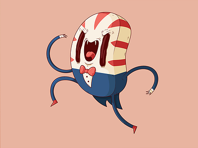 Peppermint Butler adventure time cartoon character cute illustration peppermint butler vector