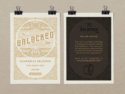 Unlocked Invite invites lettering line mock up print typography unlocked vector