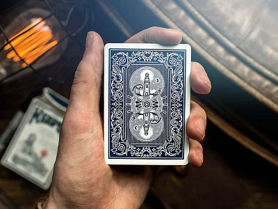 Keeper playing cards back design