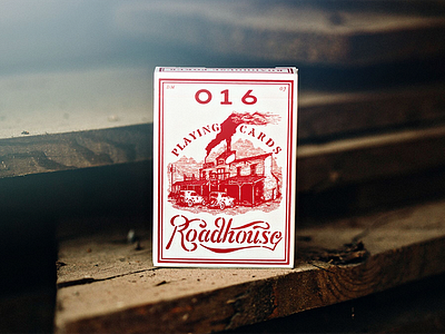 Roadhouse Playing Cards hand drawn hand lettering illustration ink playings card type typography