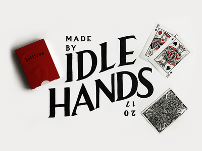 Hellions devil hand drawn hand lettering hellion illustration ink playing cards type typography