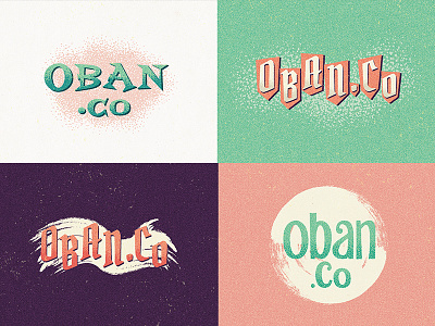 New logo concepts 50s branding cartoon illustration lettering logo pastel retro type typography vintage