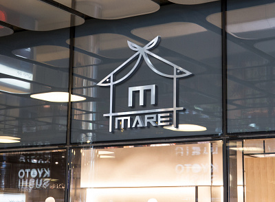 Shop Facade MARE branding design logo