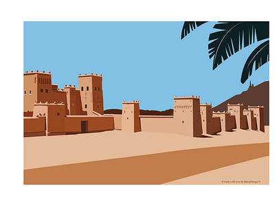 sahara illustration by MerSoDesign