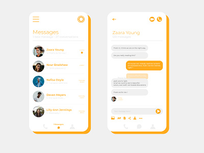 #DailyUI [9] Message app daily dailyui design logo master minimal ui uidesign ux