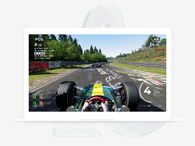Assetto Corsa HUD 2020 2020 assetto branding cars gaming hud illustration motorsport new race racing rebrand redesign typography ui uiux ux