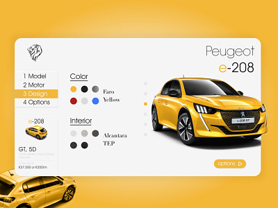 #DailyUI [26] Peugeot Customize