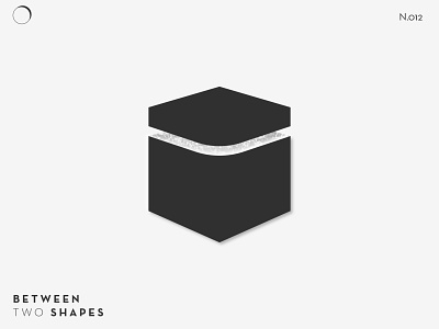 [012] 3d black box challenge cube cube logo daily logo marble minimalist texture white
