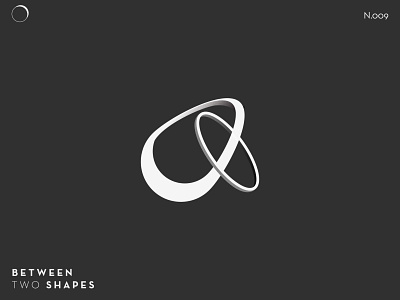 [009] abstract black black white challenge daily logo minimal ring