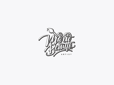 Mario Benitto lettering logo handlettering lettering logo type