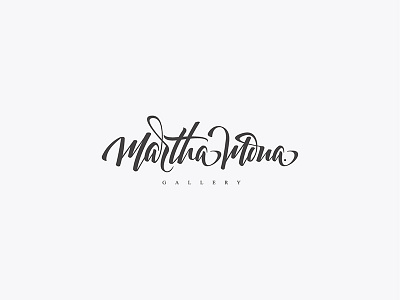 Martha Mona handlettering lettering logo type