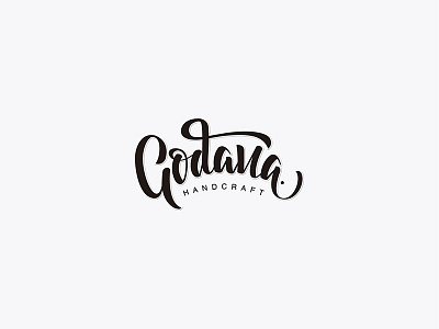 Godana handlettering lettering logo type