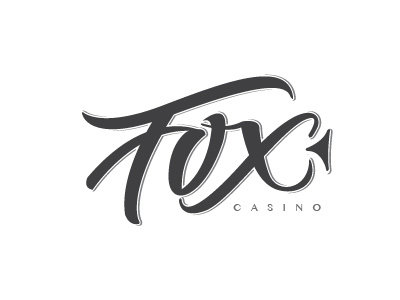 FOX LOGO casino fox handlettering lettering logo