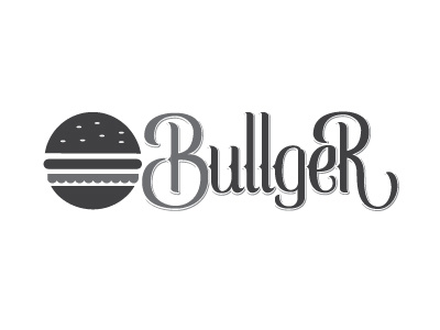 BULLGER LOGO burger handlettering lettering logo