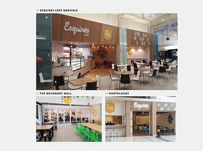 Esquires Cafes Fitout