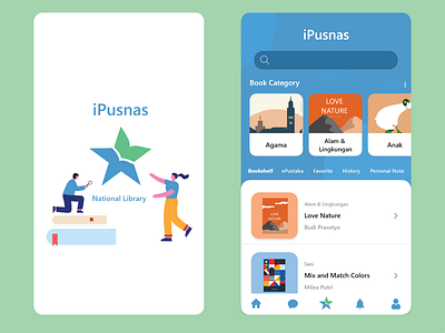 Redesign Mobile App - iPusnas