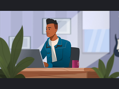 Speaking with coach 2d aftereffects animation character animation design explainer gif illustraion illustration university vector