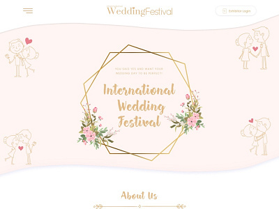Wedding Website Ui Design