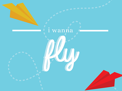 i wanna fly design graphic design illustration illustrator vector