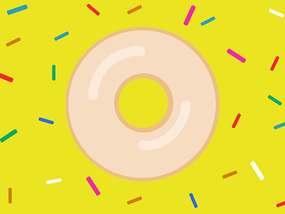 Glazed colorful donut doughnut illustration vector vectorart