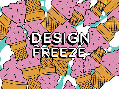 Design Freeze graphic design illustration summer vector vector art