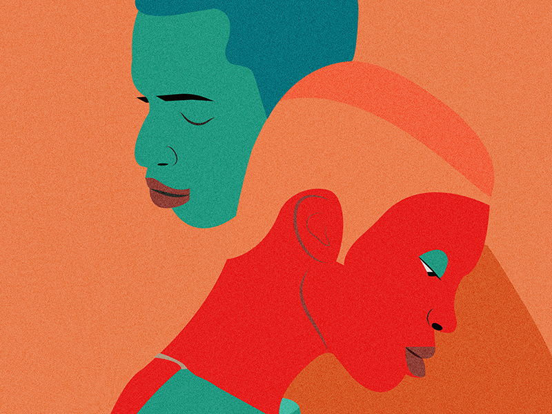 Lean On Me illustrator color illustration vector