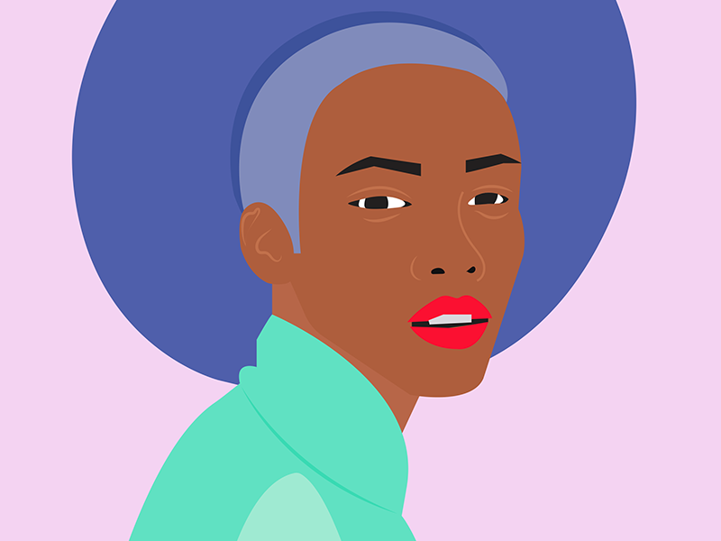 Squint color vector illustrator illustration