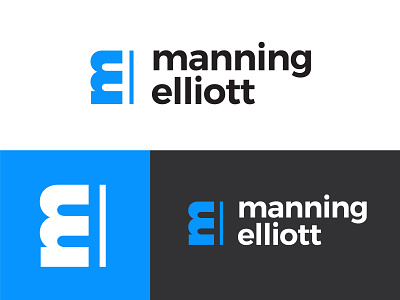 Manning Elliott Tax Accountant Branding accountant branding e identity logo logo design m tax
