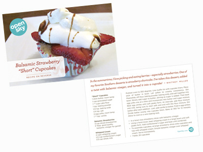 Cupcake Recipe Card 4x6 archer card cupcake food gotham mailer opensky
