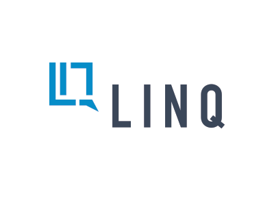 Linq Logo branding bubble consulting link linq logo q speech