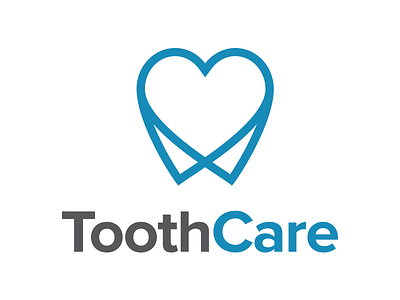 Tooth Care Logo dentist heart icon line love tooth transparent