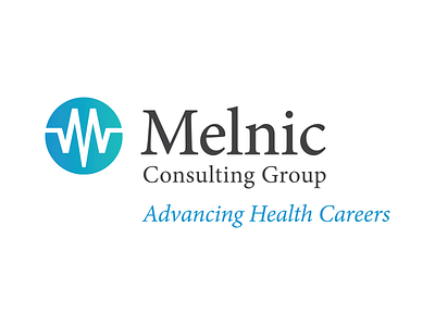 Melnic Logo branding doctor graph health healthcare heart line logo m minion nurse