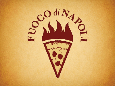 Pizza Logo v2 crust fire flame food italian italy logo mrs eaves oven pizza restaurant torch