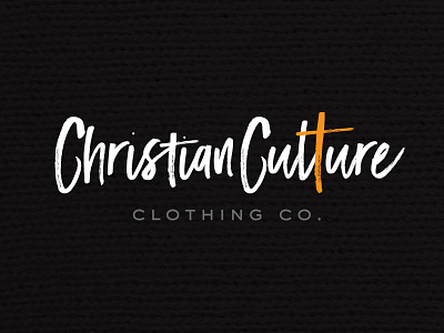 Christian Culture Clothing Company Logo branding christ christian christianity clothing cross fashion logo religion