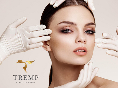 Tremp Plastic Surgery Logo & Branding branding cosmetics logo luxury make up plastic skin surgeon surgery t