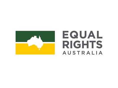 Equal Rights Australia Logo = australia branding equal logo logo design oz