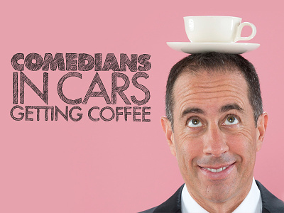 Jerry Seinfeld Logo coffee comedians in cars getting coffee comedy jerryseinfeld logo logotype seinfeld sketch superbowl
